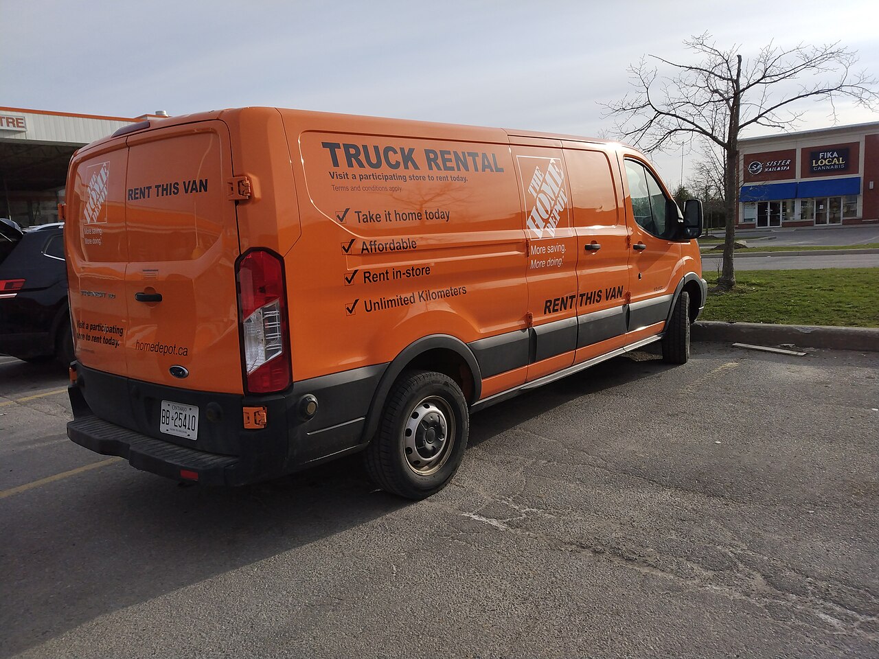 homedepot van