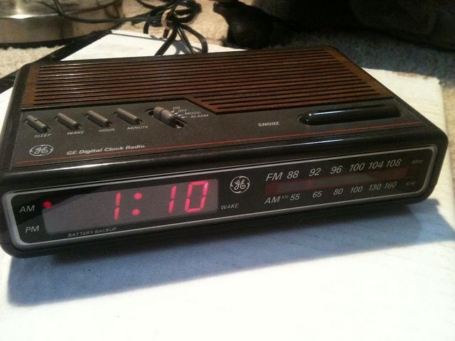 ge alarm clock radio