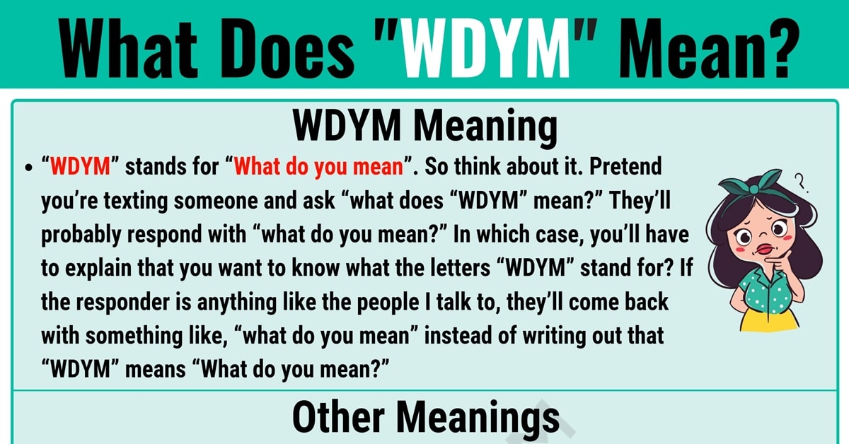 wdym means