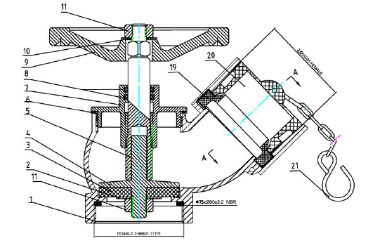 landing valve parts