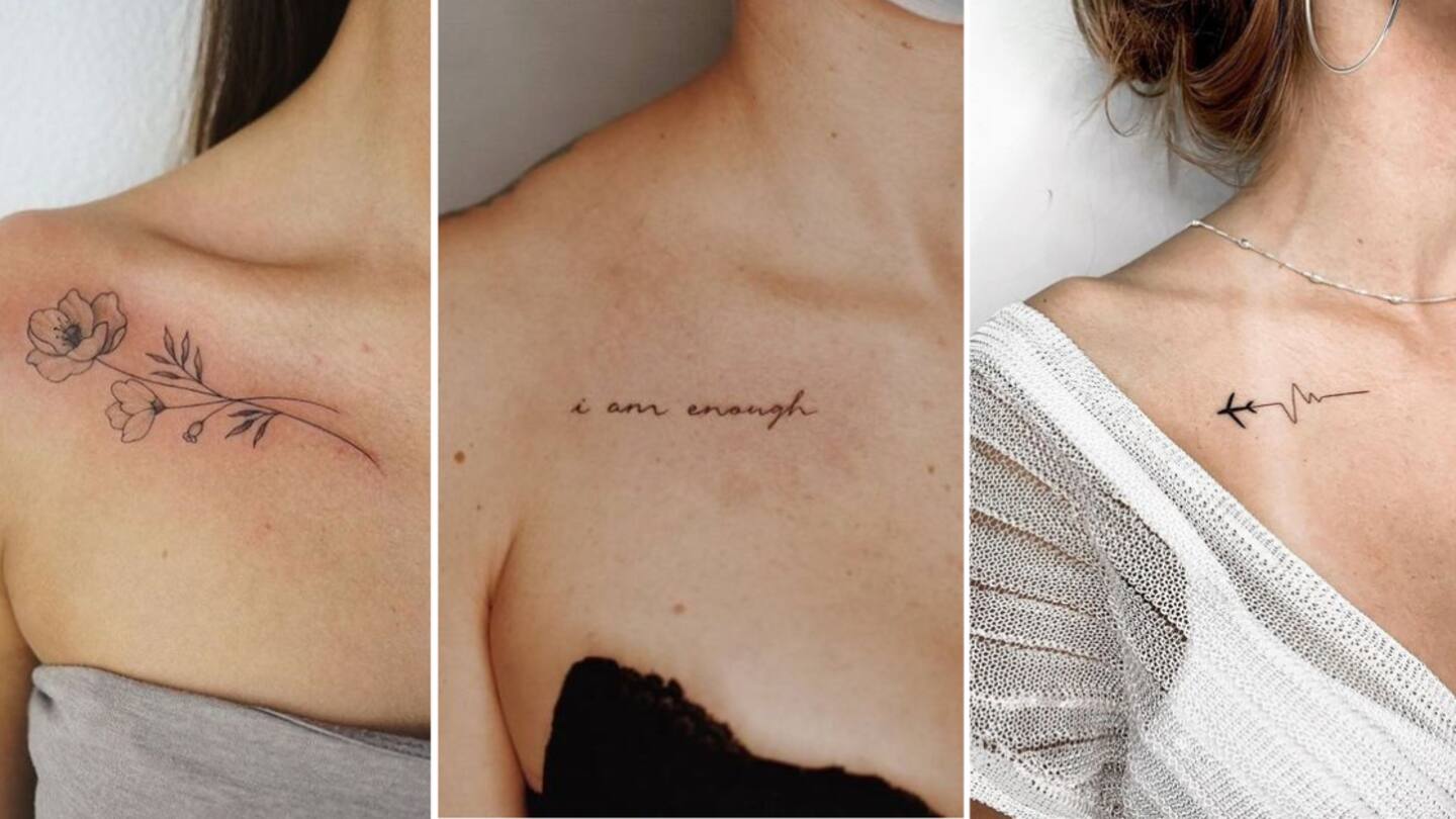 tatuajes en la clavicula mujer