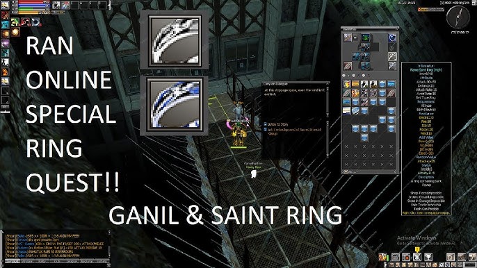 saint ring quest ran online