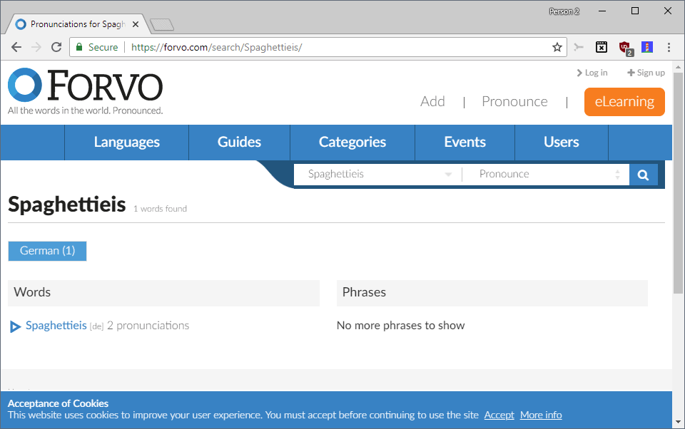 forvo pronounce