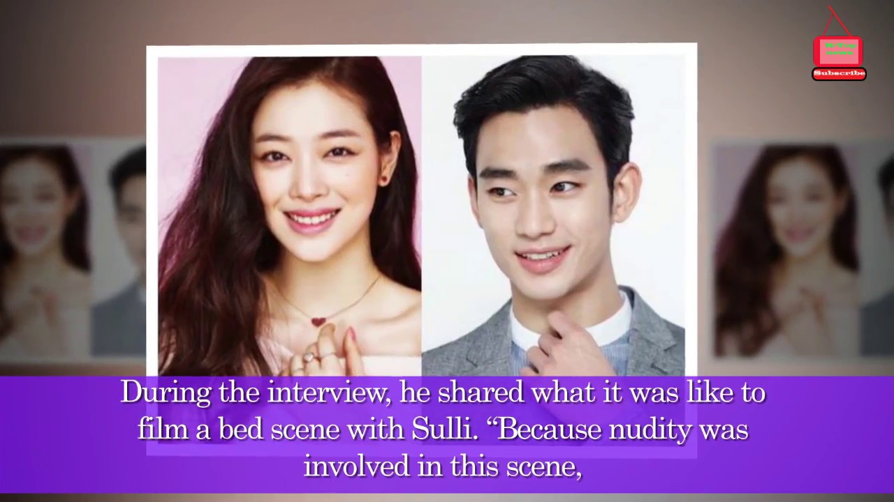 sulli and kim soo hyun interview