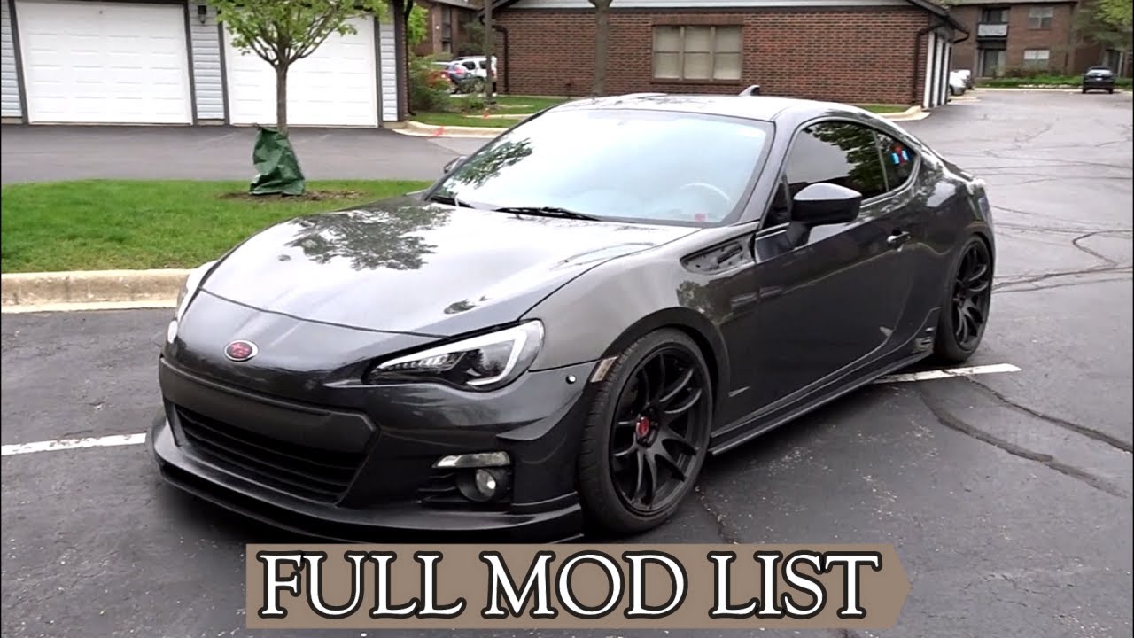 subaru brz modifications