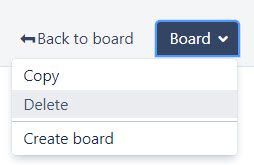 jira delete a board