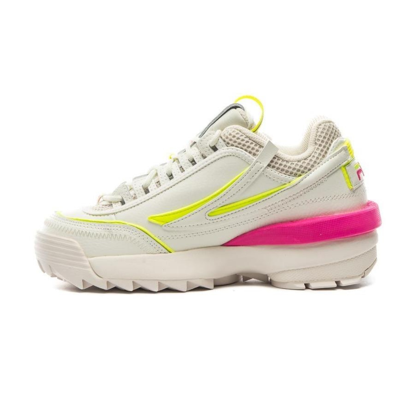 fila disruptor white pink