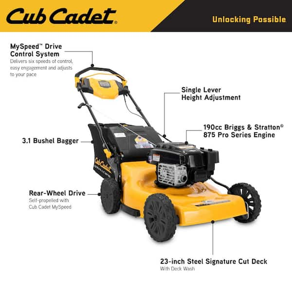 cub cadet push mower self propelled