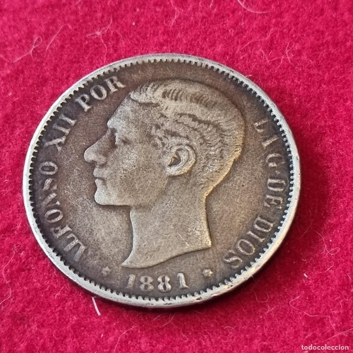 5 pesetas 1881