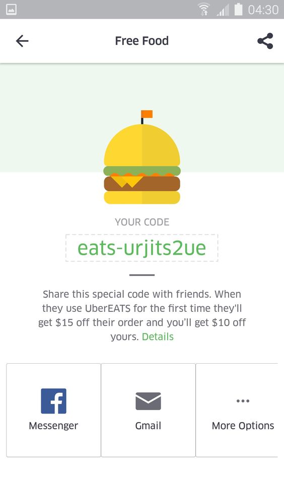 uber eats promo coupon