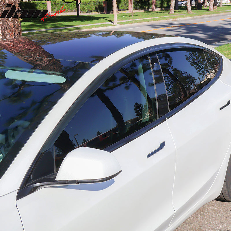 tesla model 3 rain guards