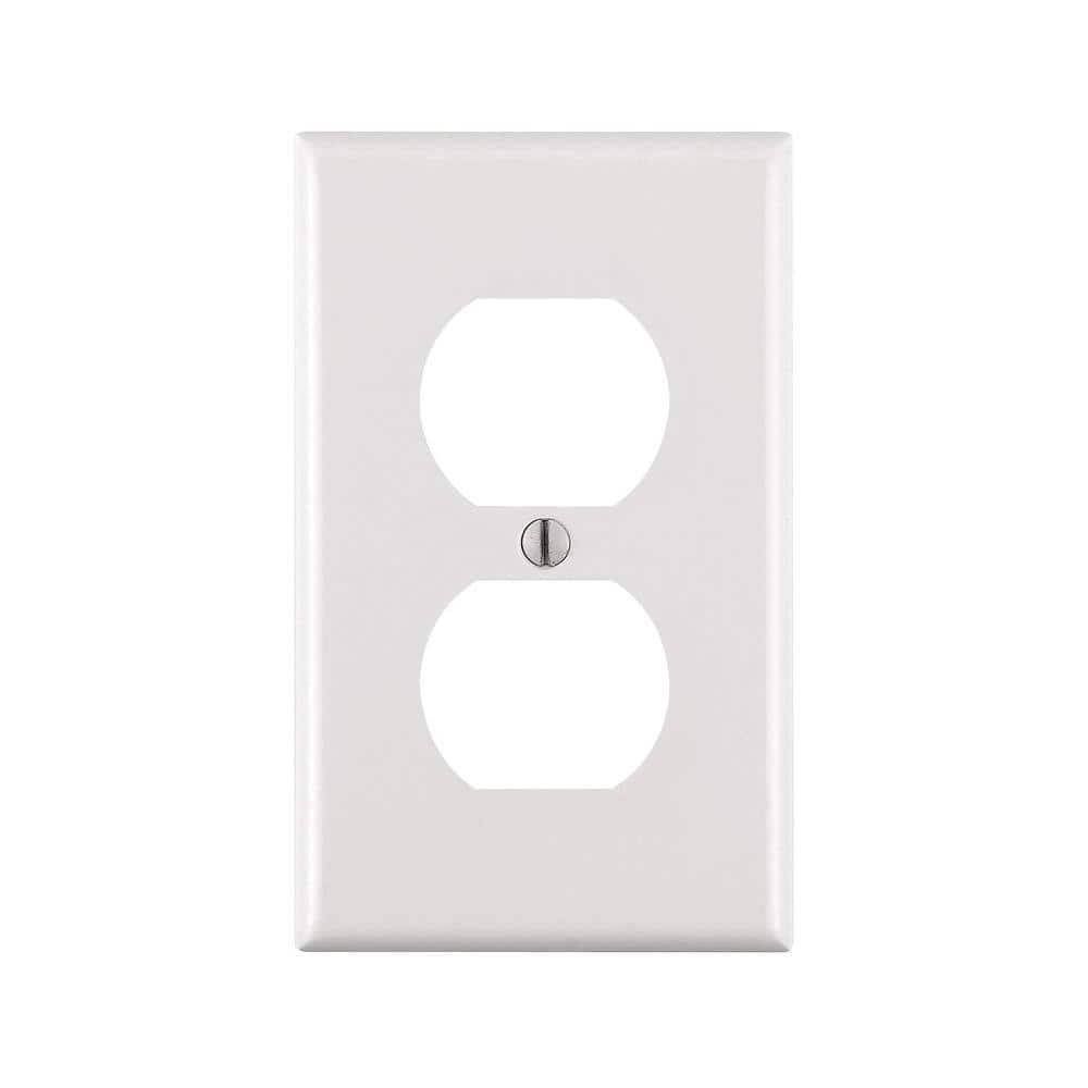 duplex receptacle wall plate