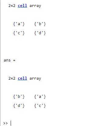 reverse order of vector matlab