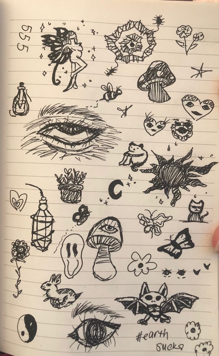 easy indie drawings