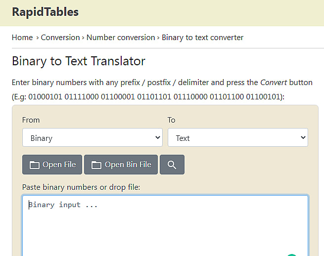 rapidtables converter