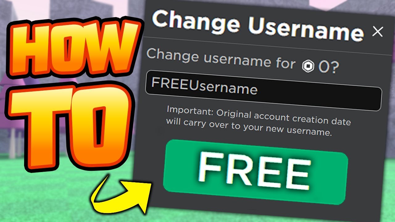 how do you change your roblox username