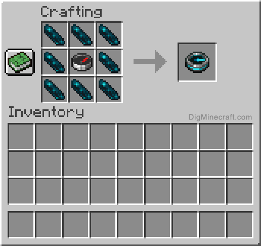 recovery compass minecraft recipe