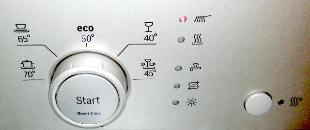 bosch dishwasher flashing red light