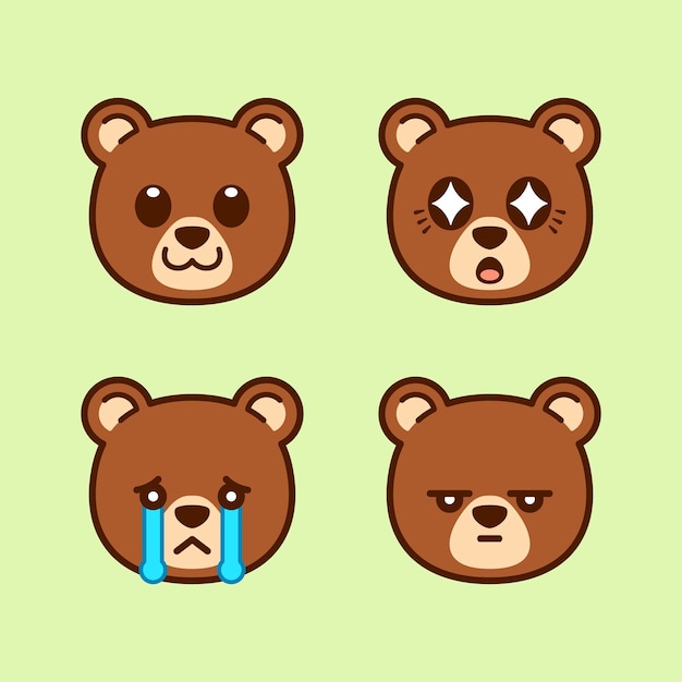 cute bear stickers