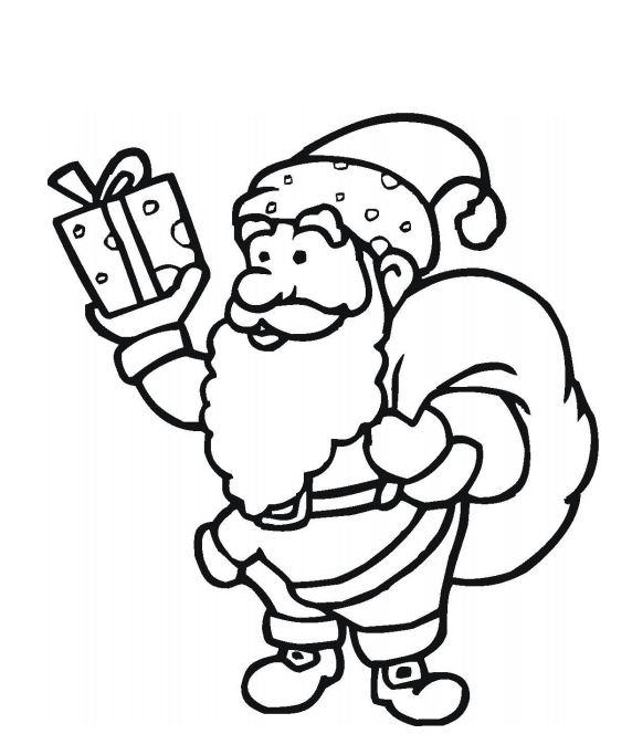 free printable santa claus coloring pages