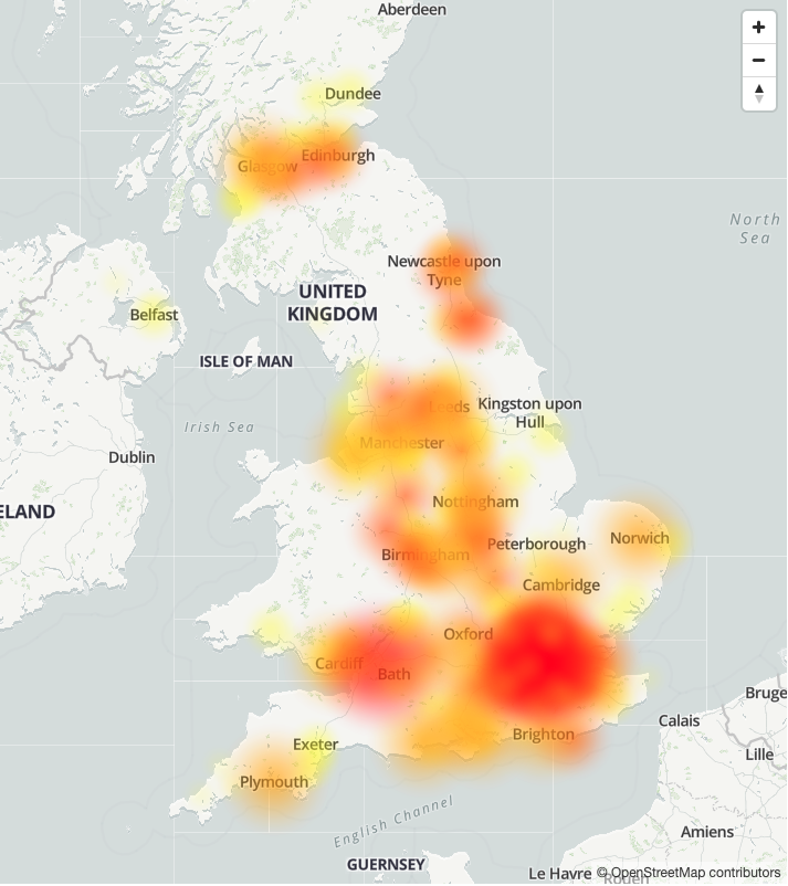 virgin media outage map