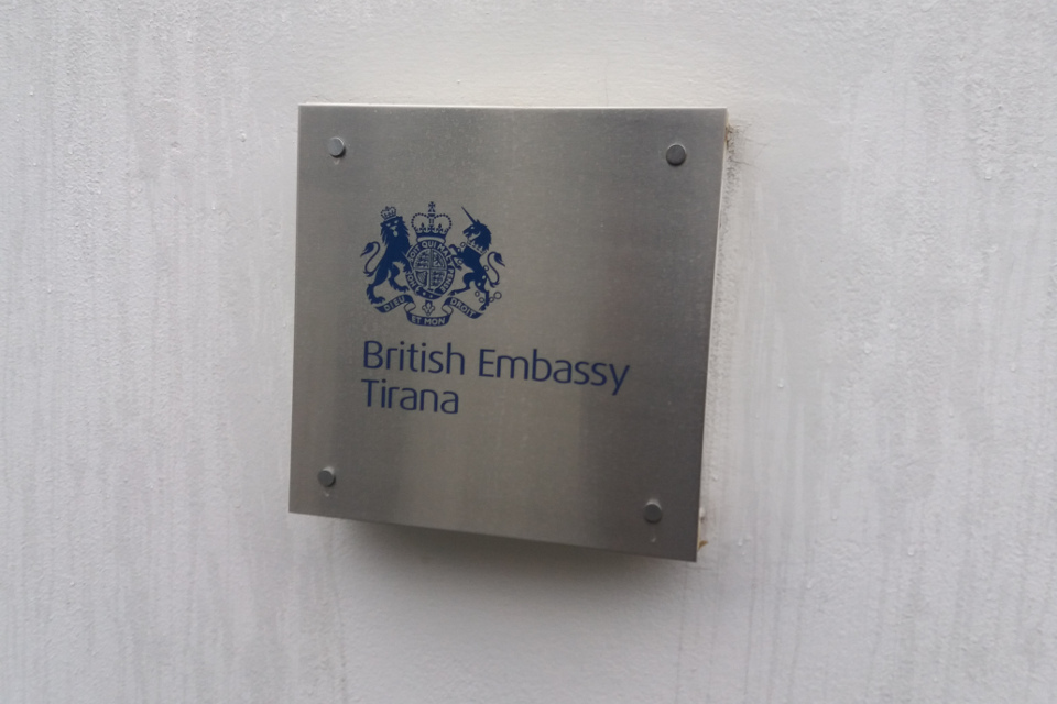 british embassy tirana