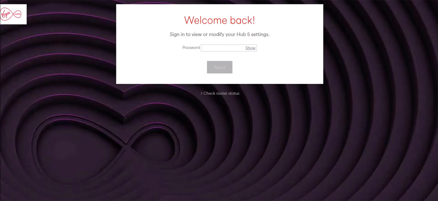 virginmedia login