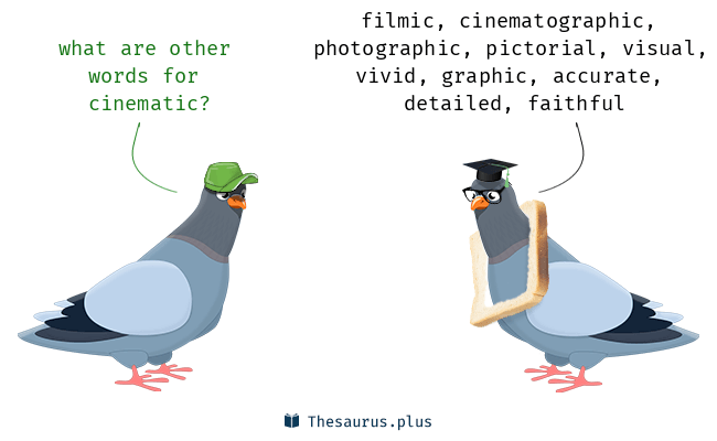 cinematically synonym