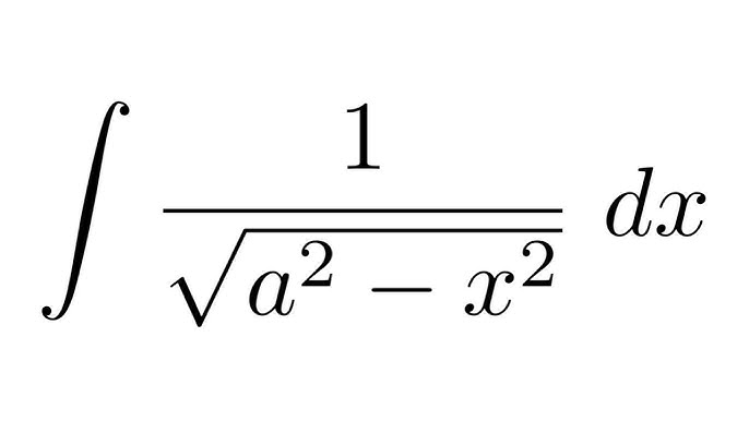 integration of 1 root a2 x2