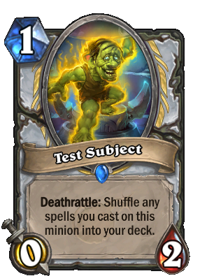 test subject hearthstone