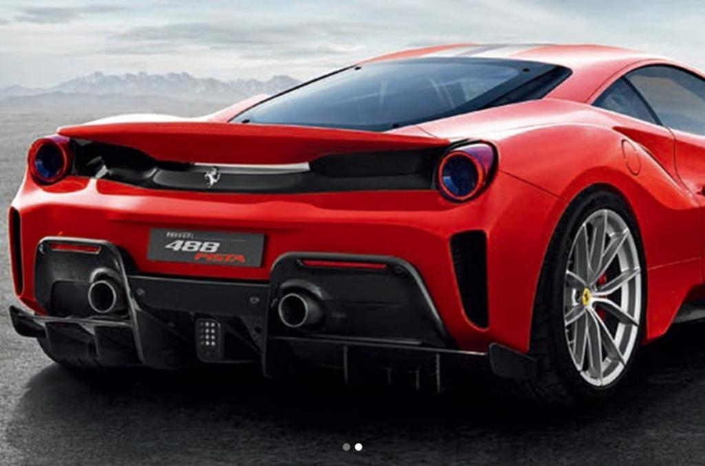 ferrari pista horsepower