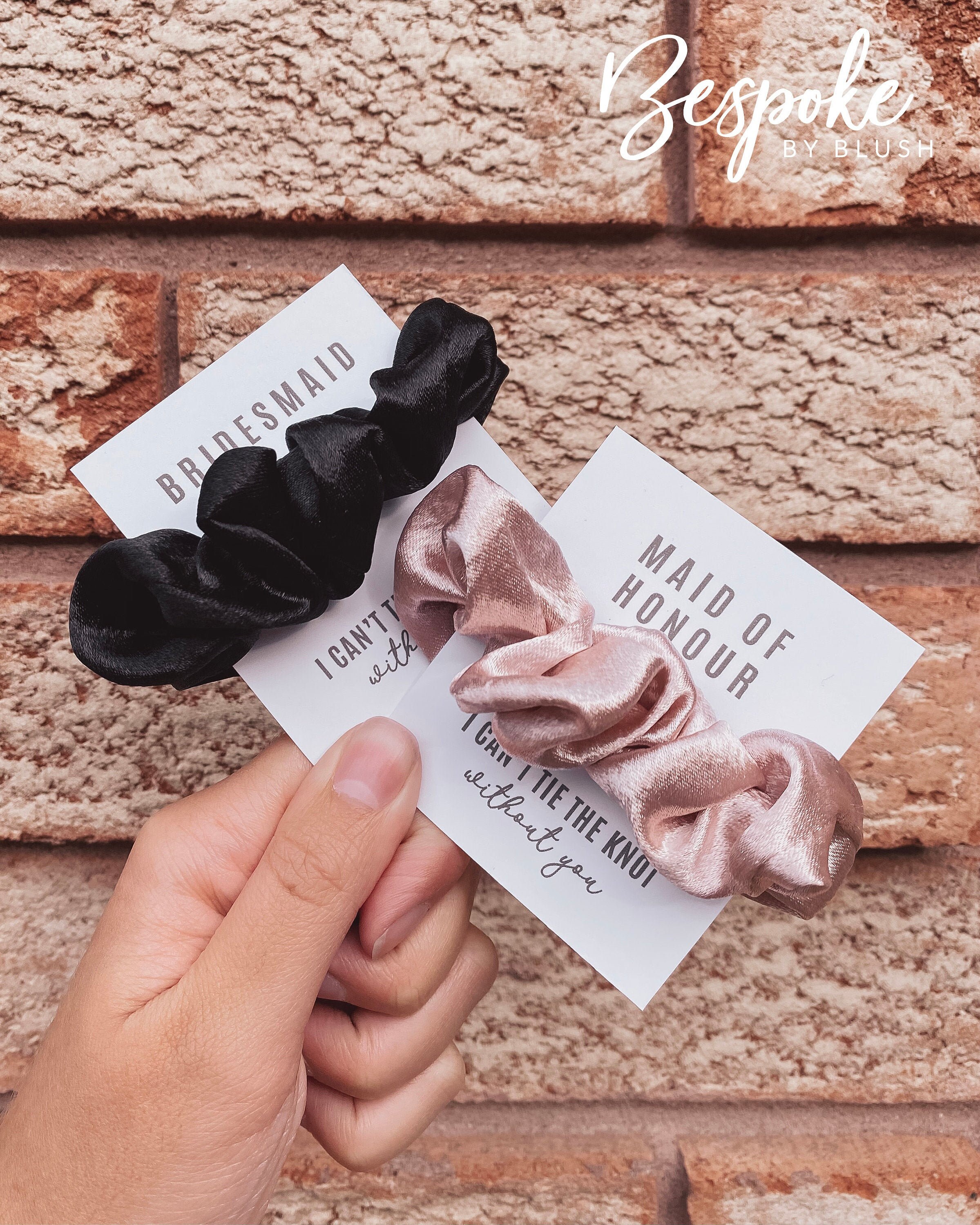 bridesmaid scrunchies