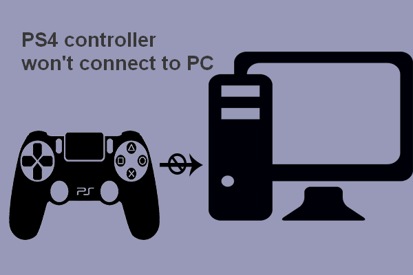 i can t connect my ps4 controller to my pc