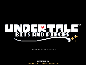 undertale bits and pieces