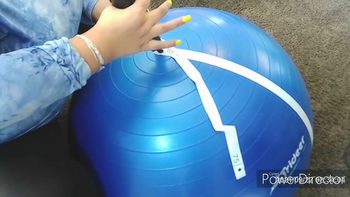 how to inflate fitness ball