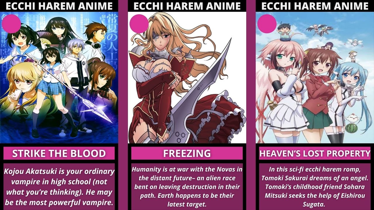 top ecchi harem anime