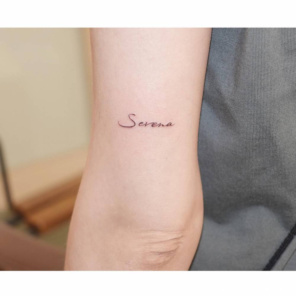 tattoo serena