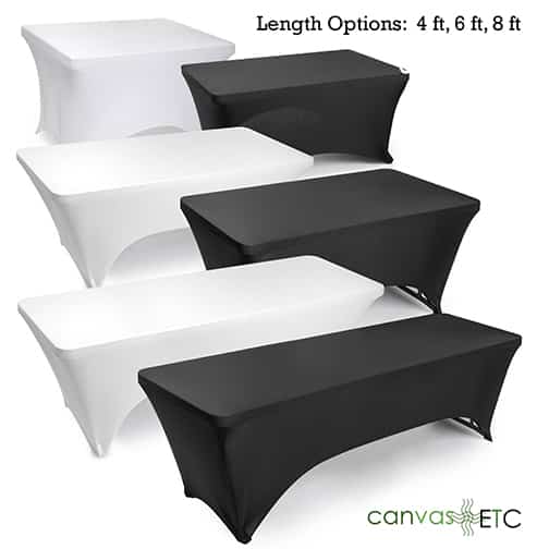 spandex table covers