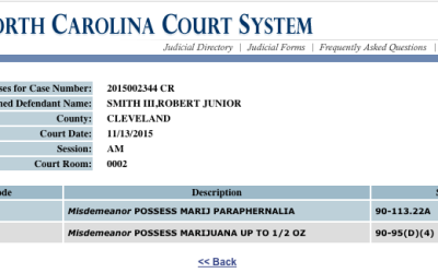 nc court docket