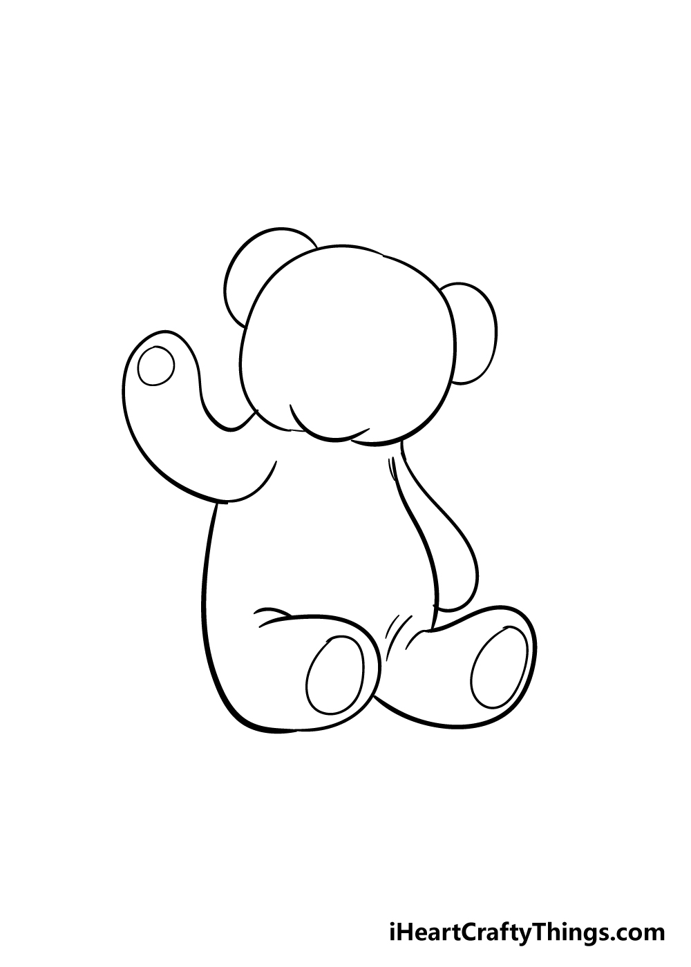 draw teddy bear easy