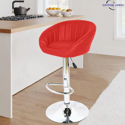 adjustable counter stool with back