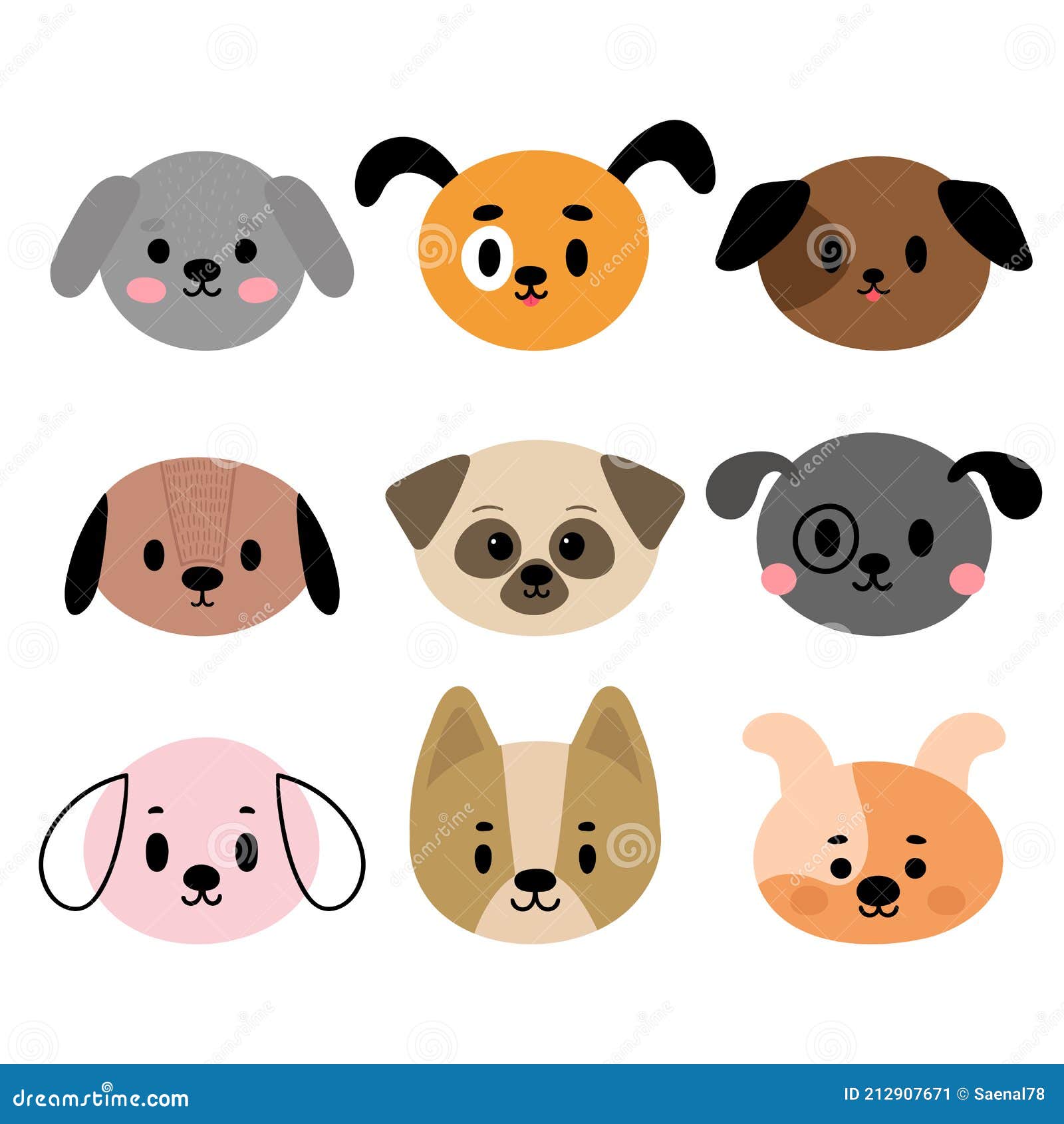 dibujos de perritos tiernos