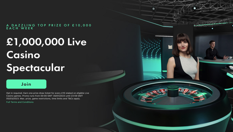 bet365 live casino