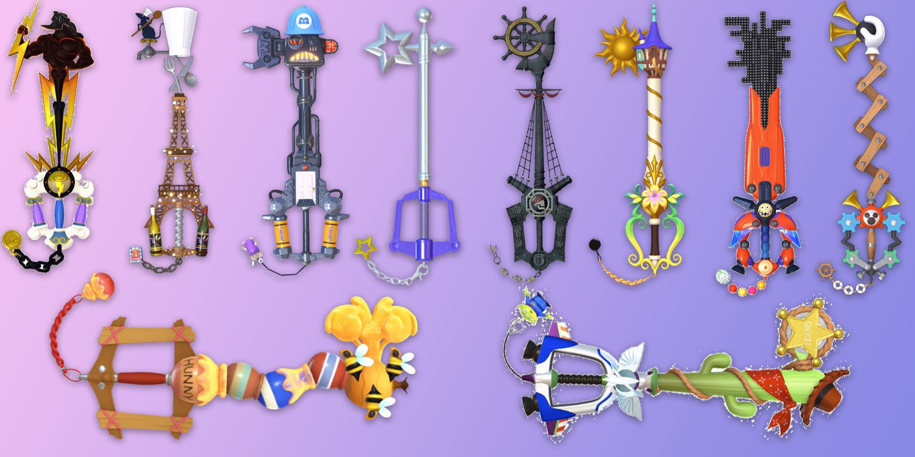 kingdom hearts keyblade