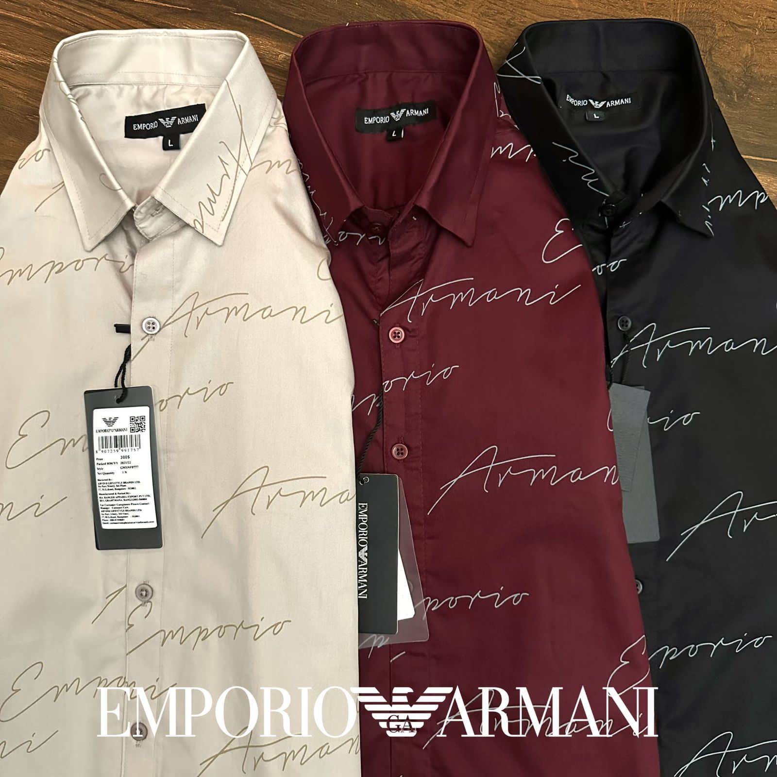 emporio armani shirts price in india