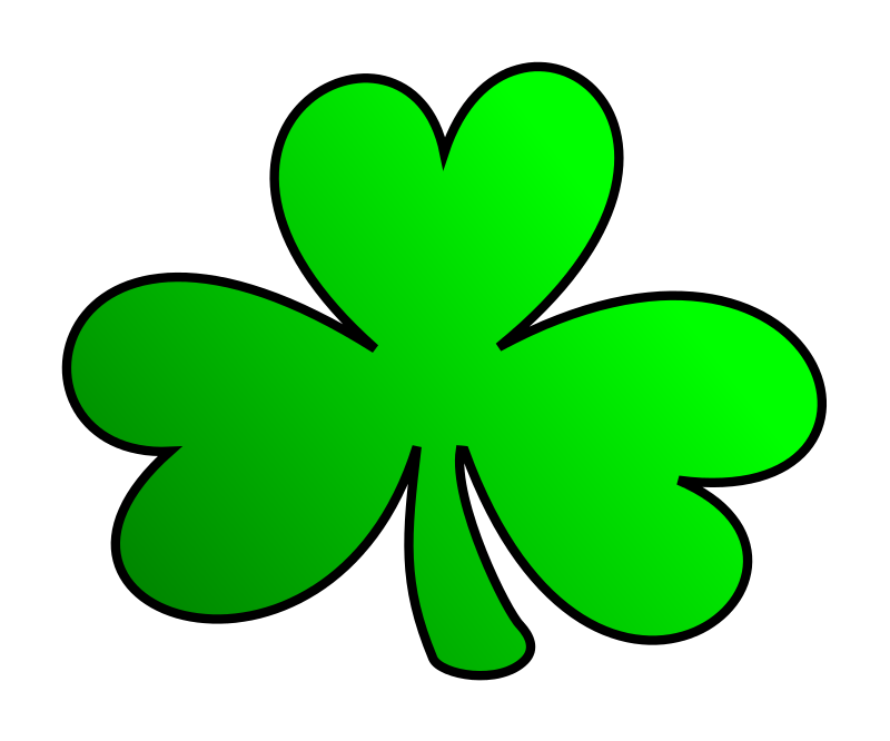 shamrocks clip art