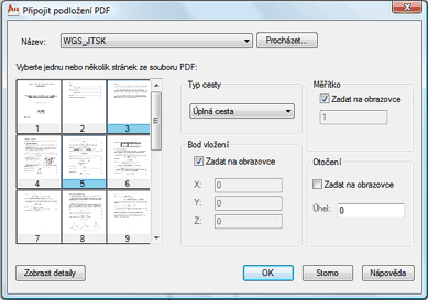 how to import pdf to autocad