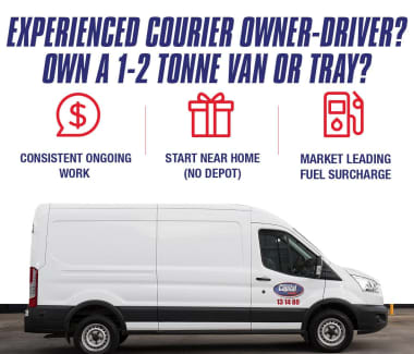 owner van drivers needed