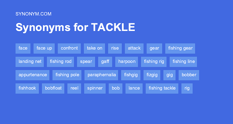 tackled synonym