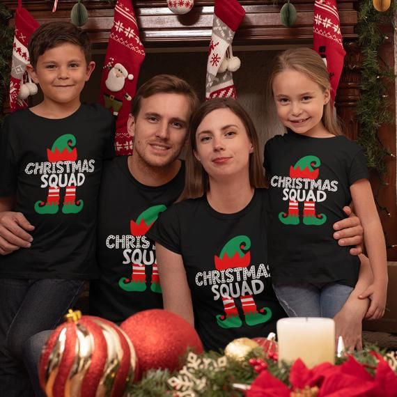 family matching christmas shirts